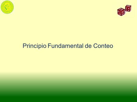 Principio Fundamental de Conteo