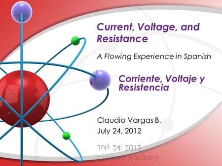 Current, Voltage, and Resistance