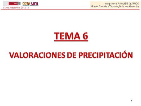 VALORACIONES DE PRECIPITACIÓN