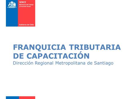 FRANQUICIA TRIBUTARIA DE CAPACITACIÓN