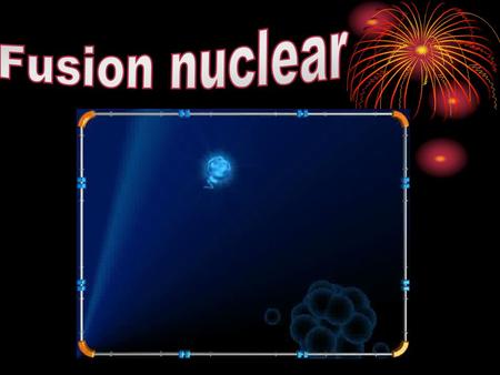 Una reacción nuclear de fusión consiste en la unión de dos átomos para formar otro más pesado. Se produce energía como consecuencia de la diferencia de.