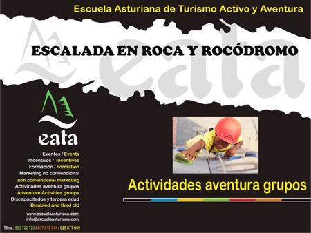 ESCALADA EN ROCA Y ROCÓDROMO