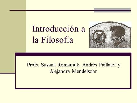 Introducción a la Filosofía
