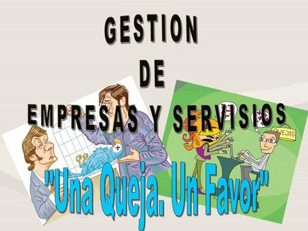GESTION DE EMPRESAS Y SERVISIOS