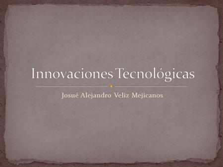 Josué Alejandro Veliz Mejicanos. Es la memoria desde donde el procesador recibe las instrucciones y guarda los resultados. Se utiliza como memoria de.