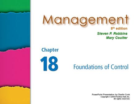 PowerPoint Presentation by Charlie Cook
