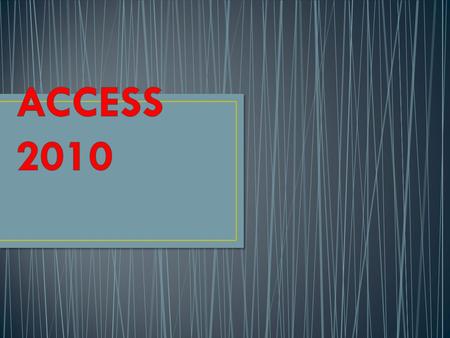 Para crear relaciones en Access 2010 deberemos: - Pulsar el botón Relaciones de la pestaña Herramientas de base de datos. - O bien, desde el botón de.