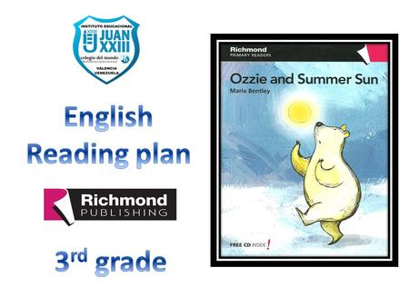 English Reading plan 3rd grade.