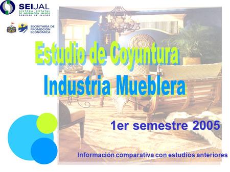 1er semestre 2005 Información comparativa con estudios anteriores.