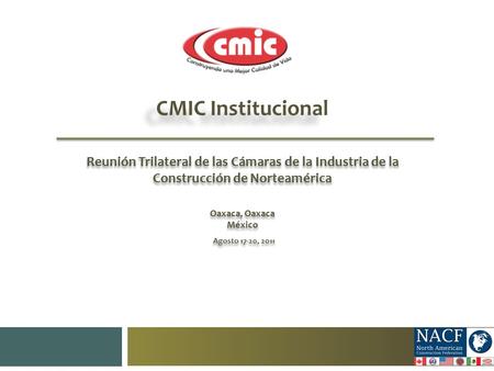 CMIC Institucional. CONTENIDOCONTENIDO 1.Estructura organizacional 2.Plataforma de operación 3.Ejes rectores 1.Estructura organizacional 2.Plataforma.