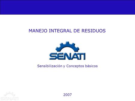 MANEJO INTEGRAL DE RESIDUOS