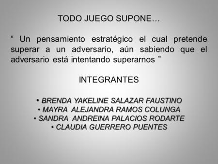BRENDA YAKELINE SALAZAR FAUSTINO