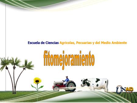 Fitomejoramiento.