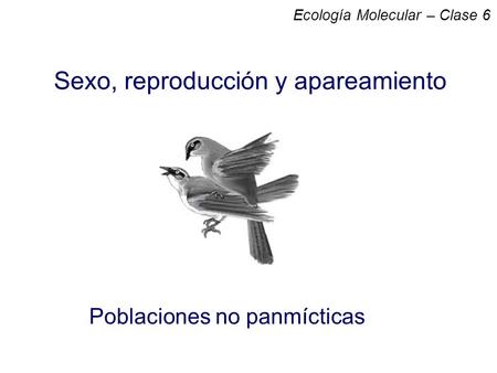 Sexo, reproducción y apareamiento