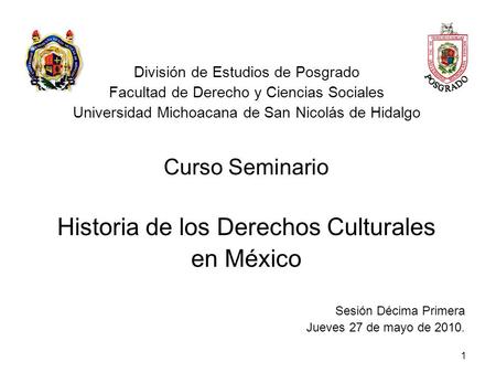 Historia de los Derechos Culturales en México
