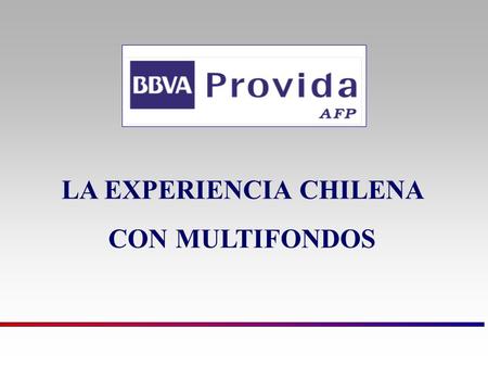 LA EXPERIENCIA CHILENA CON MULTIFONDOS. Grupo Antes de la Partida (Industria AFP´s al 31 de agosto de 2002) … Al Fondo 2 sólo podían acceder los mayores.
