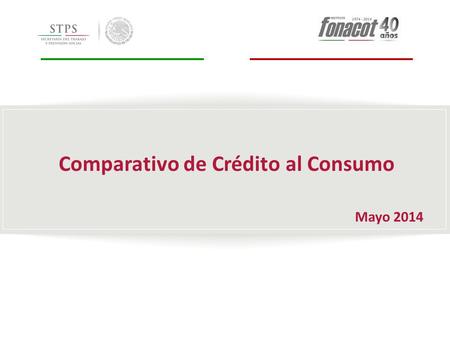 Comparativo de Crédito al Consumo