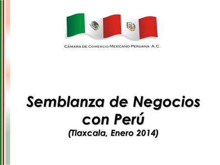 Semblanza de Negocios con Perú