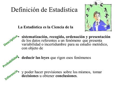 Definición de Estadística