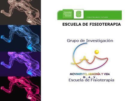 ESCUELA DE FISIOTERAPIA. Está comprometido con el estudio del Movimiento Corporal Humano (MCH) desde una perspectiva holística, como indicador esencial.
