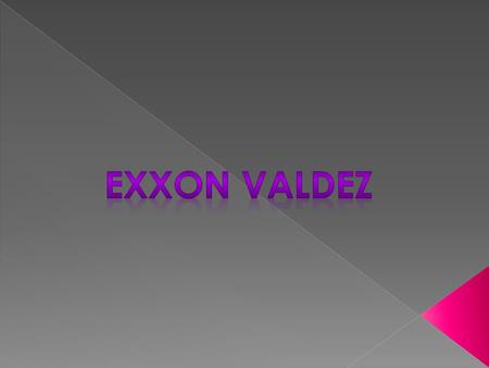 EXXON VALDEZ.