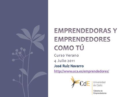 ¿Qué es una “Oportunidad”? Descubrir personalmente algo único y valioso Identificar anomalías que otras personas no ven: Porque nos anticipamos a los.