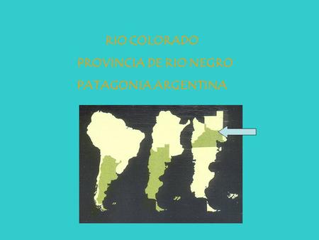 RIO COLORADO PROVINCIA DE RIO NEGRO PATAGONIA ARGENTINA.