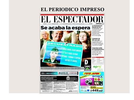 EL PERIODICO IMPRESO.