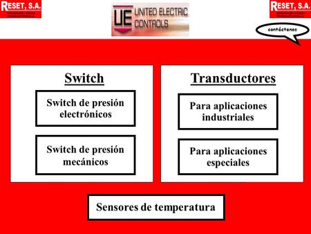 Switch Transductores Sensores de temperatura
