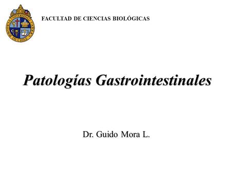 Patologías Gastrointestinales