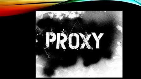 ¿Qué es un proxy? Un proxy, en una red informática, es un programa o dispositivo que realiza una acción en representación de otro. Claro esta es la definición.