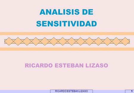 ANALISIS DE SENSITIVIDAD
