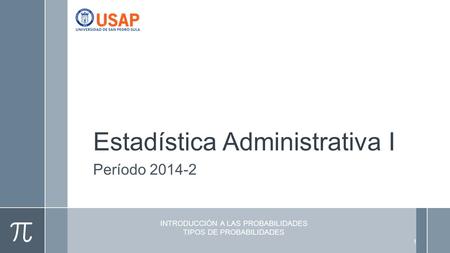 Estadística Administrativa I