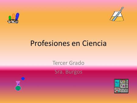 Profesiones en Ciencia