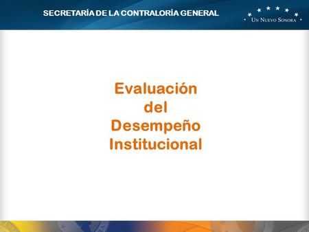 Desempeño Institucional