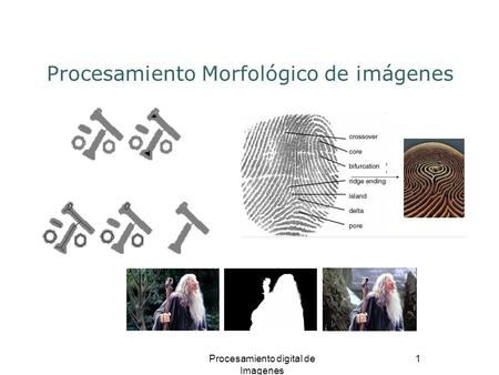 Procesamiento Morfológico de imágenes
