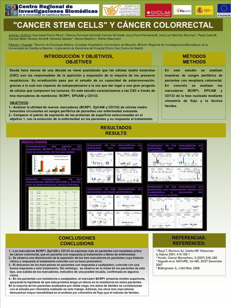 CANCER STEM CELLS Y CÁNCER COLORRECTAL INTRODUCCIÓN Y OBJETIVOS,