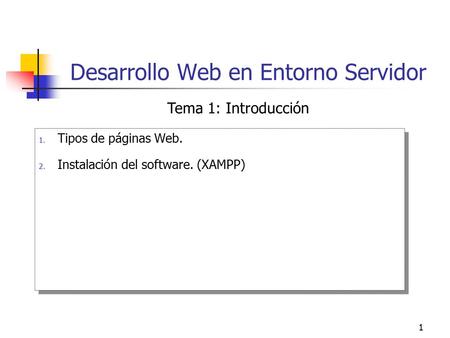 Desarrollo Web en Entorno Servidor