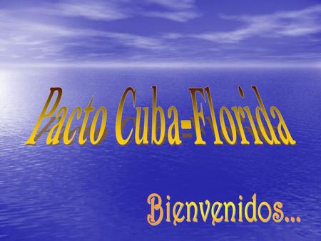 ¿Qué es el Pacto Cuba/Florida? Es una relación establecida entre las Conferencias Anuales de Cuba y la Florida con el propósito de implementar ministerios.