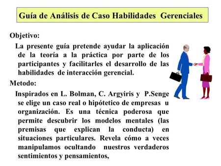 Guía de Análisis de Caso Habilidades Gerenciales