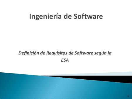 Ingeniería de Software