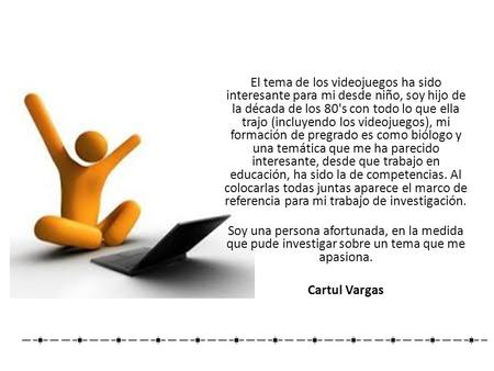El tema de los videojuegos ha sido interesante para mi desde niño, soy hijo de la década de los 80's con todo lo que ella trajo (incluyendo los videojuegos),