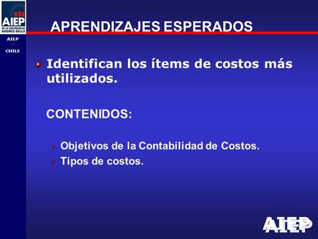 APRENDIZAJES ESPERADOS