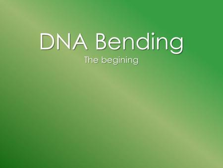 DNA Bending The begining. Recordando lo dado en la clase anterior: Koo, Wu y Crother analizaron la movilidad en geles de acrilamida de distintos oligonucleótidos,