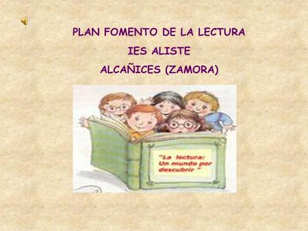 PLAN FOMENTO DE LA LECTURA