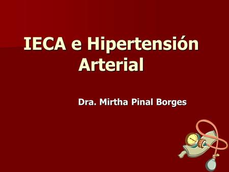 IECA e Hipertensión Arterial