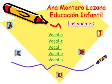 Ana Montero Lozano Educación Infantil