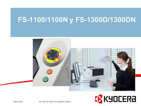 FS-1100/1100N y FS-1300D/1300DN Handout / Notes 4/14/2017 KYOCERA MITA