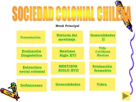 Evaluación Diagnóstica Estructura social colonial
