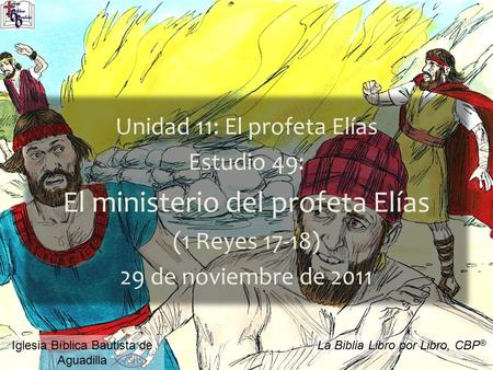 El ministerio del profeta Elías